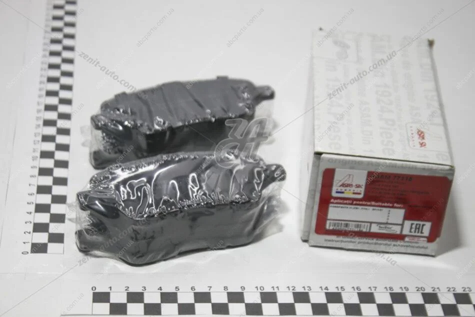 Колодки тормозные передние Ford Fiesta VI 1.5 TDCI Asam ASAM 77118 (фото 1)