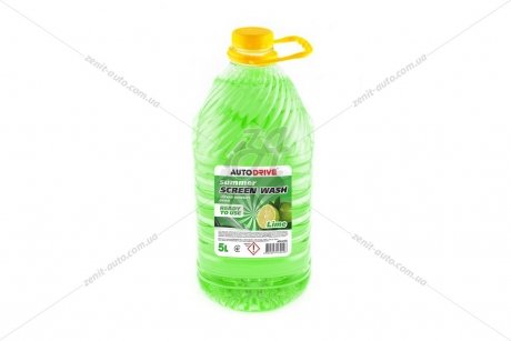 Омыватель стекла летний Summer Screen Wash Lime PET 5л AUTO DRIVE AD0135