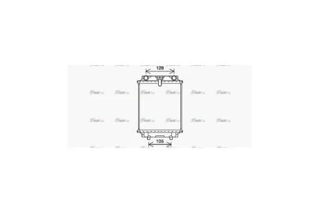 Радіатор охолодження двигуна Audi A1, A3 (12-20)/Seat Leon (13-20)/VW Jetta, Golf (10-20) 2.0 TSI, TFSI (AI2415) AVA AVA COOLING 'AI2415