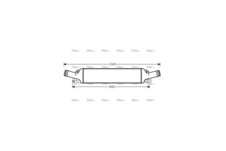 Интеркулер AUDI A4(08-), A5(08-), A6(11-), Q5(09-) 1.8-2.0 TFSI, 2.0 TDI (AI4294) AVA AVA COOLING 'AI4294