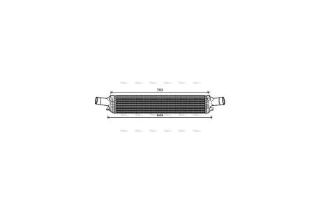 Интеркулер Audi A4 2,7TDI 3,0TDI 08>12, A6 2,0TSI 3,0TDI 11>, A8 3,0TDI 10>, Q5 3,0TDI 09> AVA AVA COOLING AIA4319