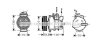 Компресор кондиціонера Audi A4 B7 (04-), A6 C6 (04-), Q7 (10-) 3.0TFSi, 3.2FSi, 2.0TDi AVA AVA COOLING 'AIAK295 (фото 1)