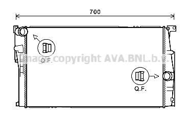 Радиатор охлаждения двигателя BMW 1 (F20) (11-19), 3 (F30) (12-18) MT AVA AVA COOLING 'BW2455