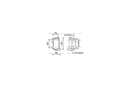 Радиатор масляный КПП BMW 3 F30 (12-), 5 F10 (10-), 7 F01 (09-), X3 F25 (11-), X5 F15 (14-) 3.0D (BW3556) AVA AVA COOLING 'BW3556