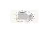 Радіатор масляний BMW 1 F20 (11-), 3 F30 (12-), 5 G30 (17-), X3 G01 (18-) 1.5i, 2.0i (BW3621) AVA AVA COOLING 'BW3621 (фото 1)