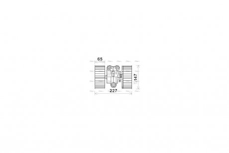 Вентилятор отопителя салона AVA AVA COOLING BW8470