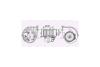 Вентилятор обігрівача салону BMW X5 (E70) (06-), X6 (E71) (08-) AVA AVA COOLING 'BW8574 (фото 1)