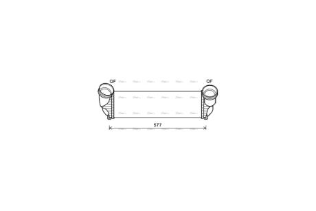 Інтеркулер BMW X5e70 X5F15 AVA AVA COOLING BWA4543