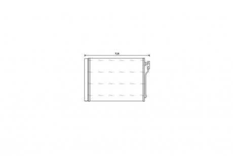 Радиатор кондиционера BMW 5F10 1,6i 2,0i 11> AVA AVA COOLING BWA5435D