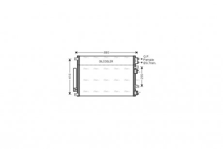 Радиатор кондиционера AVA AVA COOLING CR5093D