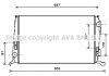 Радиатор охлаждения двигателя AVA AVA COOLING DAA2005 (фото 2)
