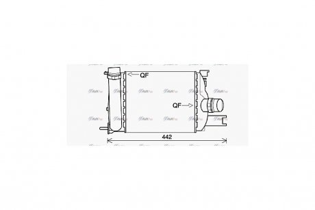 Интеркулер AVA AVA COOLING DAA4013