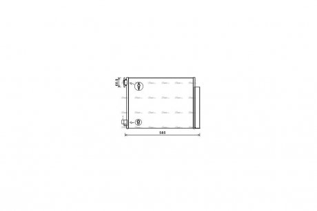 Радиатор кондиционера AVA AVA COOLING DAA5011D