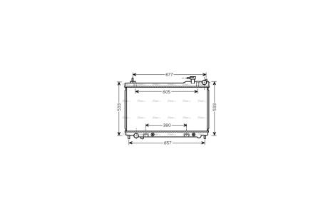 Фото радіатор охолодження двигуна Infinity FX35 03>08 AC+/- AVA AVA COOLING DN2304 Радіатор охолодження двигуна Infinity FX35 03>08 AC+/- AVA AVA COOLING DN2304