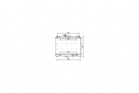 Радиатор охлаждения двигателя AVA AVA COOLING DN2338