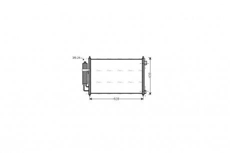 Радиатор кондиционера AVA AVA COOLING DN5328D