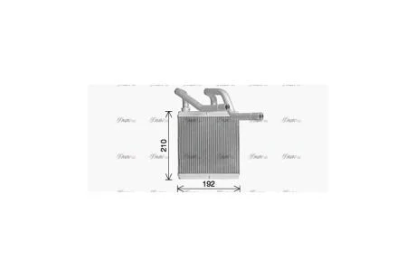 Радиатор отопителя салона Nissan Qashqai X-Trail 07> AVA AVA COOLING DN6466