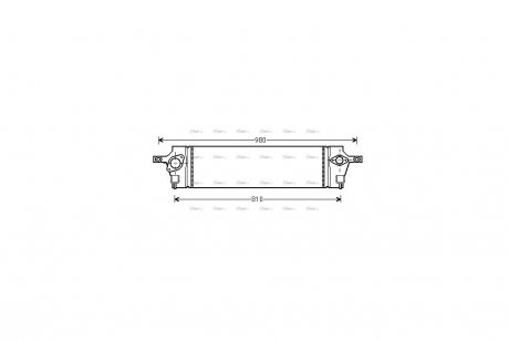 Интеркулер AVA AVA COOLING DNA4350
