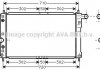 Радиатор охлаждения двигателя Daewoo Nubira 1,6i 2,0i 99> AT/MT AC+/- AVA COOLING 'DW2017 (фото 1)