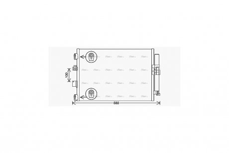 Радиатор кондиционера AVA AVA COOLING FD5654D