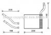 Радиатор отопителя салона Ford Mondeo IV Galaxy S-max AC+ AVA COOLING FD6464 (фото 2)