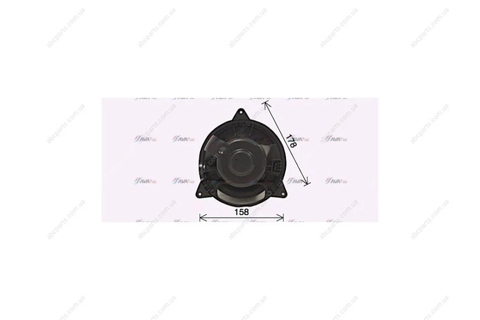 Вентилятор обігрівача салону Ford Mondeo (01-07), Focus (99-04) (FD8653) AVA AVA COOLING 'FD8653 (фото 1)