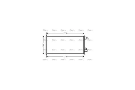Радіатор кондиціонера Ford Tranzit Connect 1,8DI-TDCI 02-13 AVA AVA COOLING FDA5361