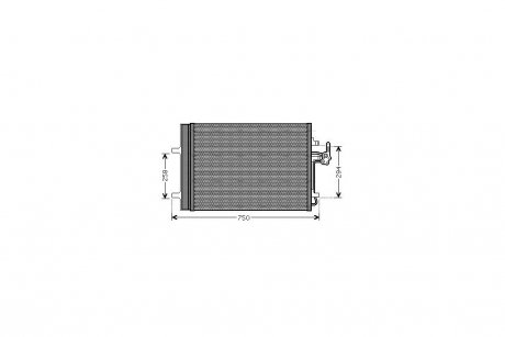 Радиатор кондиционера AVA AVA COOLING FDA5427D