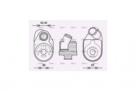 Радиатор масляный AVA AVA COOLING FT3610