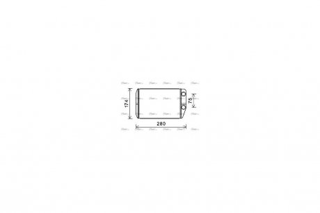 Радиатор отопителя салона Citroen Jumper Fiat Ducato Peugeot Boxer 06>11 11> AVA AVA COOLING FT6410