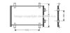 Радіатор кондиціонера Citroen Jumper/Peugeot Boxer/Fiat Ducato (02-) AVA AVA COOLING 'FTA5302 (фото 1)