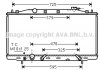 Радіатор охолодження двигуна Honda Accord 2,4i 08>15 AT AC+/- AVA AVA COOLING HD2224 (фото 2)