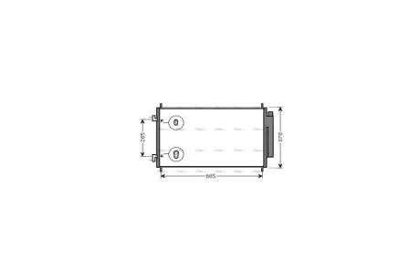 Радіатор кондиціонера Honda CR-V 2,0-2,4i 2,2-CTDI 07> Denso ver. AVA AVA COOLING HD5214D