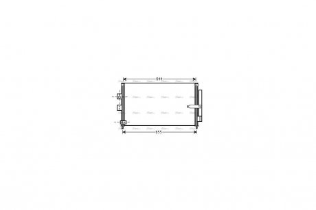 Радиатор кондиционера AVA AVA COOLING HD5223D