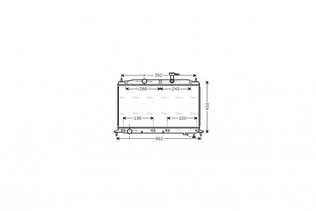 Радиатор охлаждения двигателя AVA AVA COOLING HY2188