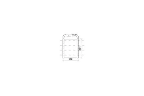 Радіатор обігрівача салону Hyundai Santa Fe 2,7i 2,2d 06>06/10 AVA AVA COOLING HY6356