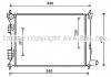 Радіатор охолодження двигуна Hyundai Accent (11>) 1.4i-1.6i MT AVA AVA COOLING HYA2277 (фото 2)