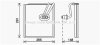 Випарник кондиціонера Hyundai SantaFe (13-) AVA AVA COOLING 'HYV444 (фото 1)