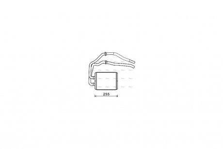 Радіатор обігрівача салону Iveco Daily 06> AVA AVA COOLING IV6105