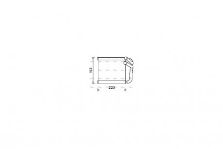 Радиатор отопителя салона AVA AVA COOLING KA6270