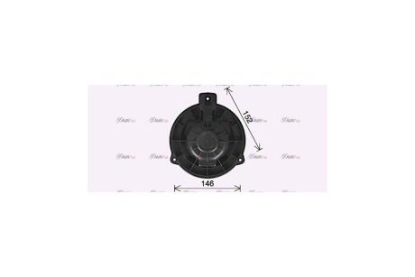 Вентилятор отопителя салона Kia Rio (11-17) AVA AVA COOLING 'KA8309