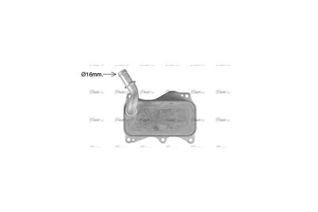 Радиатор масляный MB C-Class (07-), E-Class (09-), S-Class (06-), GLE (15-), ML (12-) 3.0i, 3.5i (MS3749) AVA AVA COOLING 'MS3749