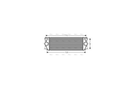 Інтеркулер MB Sprinter, VW Crafter 06>09 AVA AVA COOLING MS4396