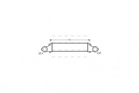 Интеркулер AVA AVA COOLING MSA4354