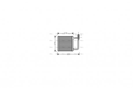 Радиатор отопителя салона AVA AVA COOLING MSA6451