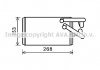 Радіатор обігрівача салону Mitsubishi ASX 10>11/12, Lancer X 08>11/12 AVA AVA COOLING MT6259 (фото 2)