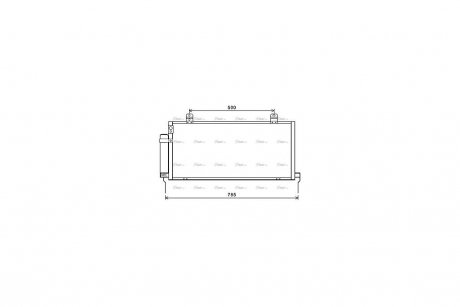 Радиатор кондиционера AVA AVA COOLING MTA5221D