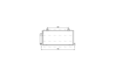 Радиатор кондиционера Mitsubishi Galant 2.4i 07/06> M/A AVA AVA COOLING MTA5221D