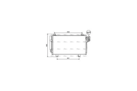 Радіатор кондиціонера Mazda 3 (14-), Mazda 6 (13-) 1.5D, 2.2D (MZ5261D) AVA AVA COOLING 'MZ5261D