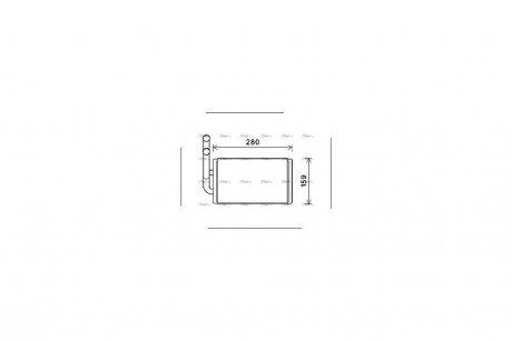 Радиатор отопителя салона Chevrolet Captiva, Opel Antara 06> AVA COOLING OL6570